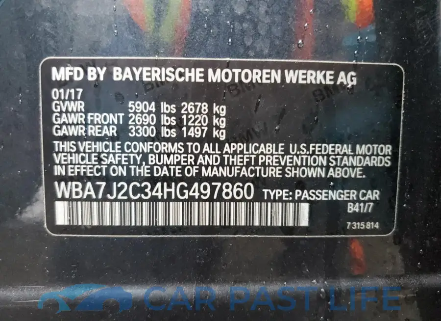 WBA7J2C34HG497860# 12