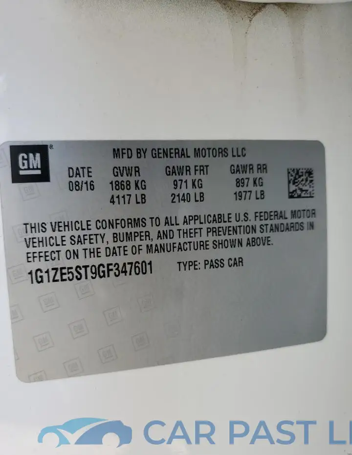 1G1ZE5ST9GF347601# 12