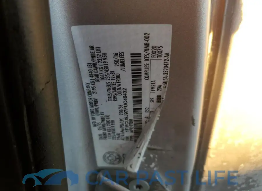 1FMCU9J97FUC46432# 13