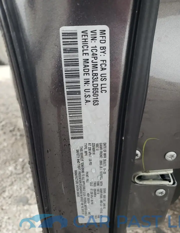 1C4PJMLB3LD650163# 13