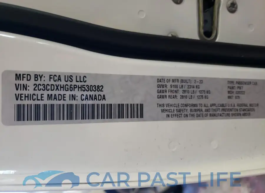 2C3CDXHG6PH530382# 13