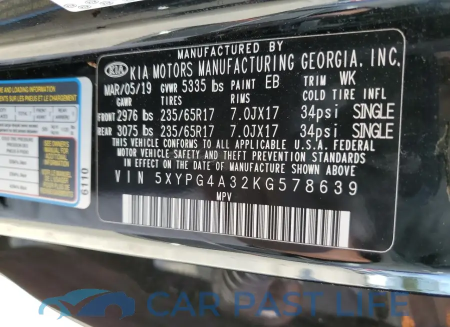 5XYPG4A32KG578639# 13
