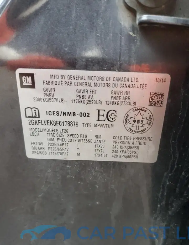 2GKFLVEK8F6178879# 13