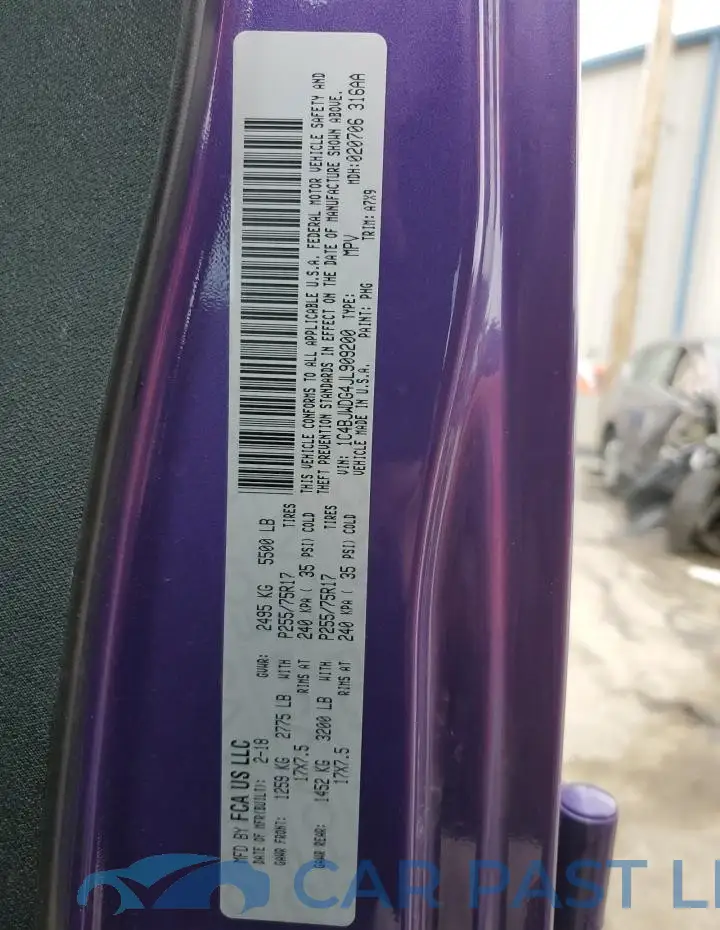 1C4BJWDG4JL909200# 13