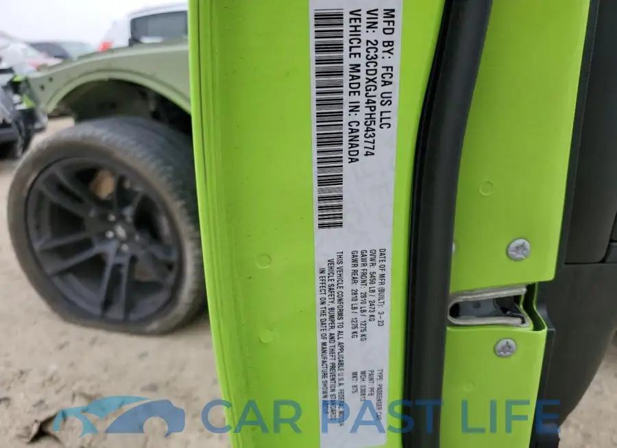 2C3CDXGJ4PH543774# 13