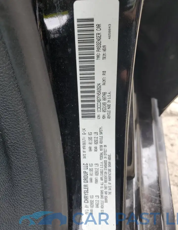 1C3CCCAB7FN502624# 12