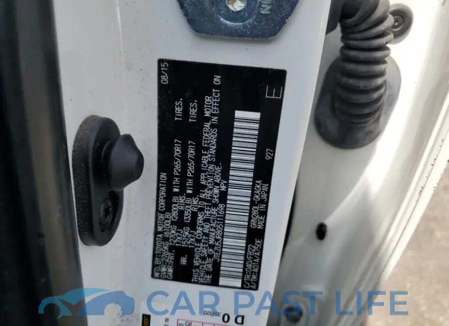 JTEZU5JR8G5111698# 12
