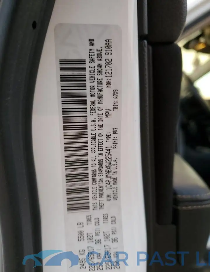 1C4PJMABXGW225441# 14