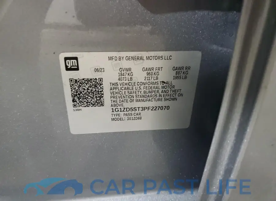 1G1ZD5ST3PF227070# 13