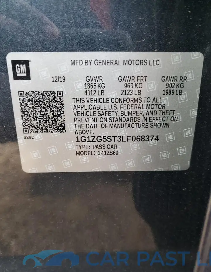 1G1ZG5ST3LF068374# 12