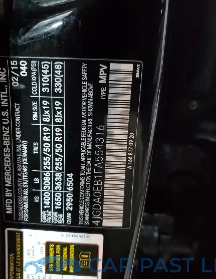 4JGDA0EB1FA554316# 13