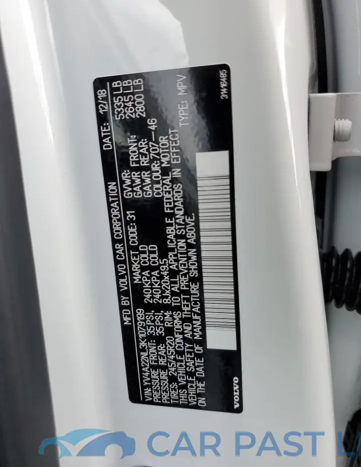 YV4A22NL3K1079199# 13