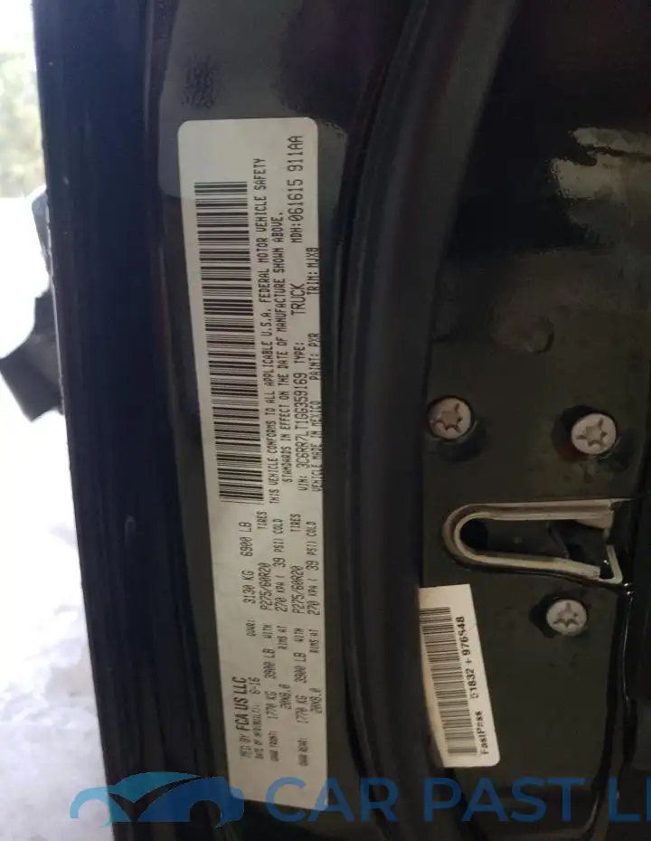 3C6RR7LT1GG359169# 12