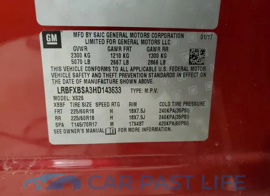 LRBFXBSA3HD143633# 13