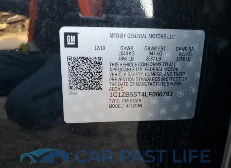 1G1ZB5ST4LF066793# 12