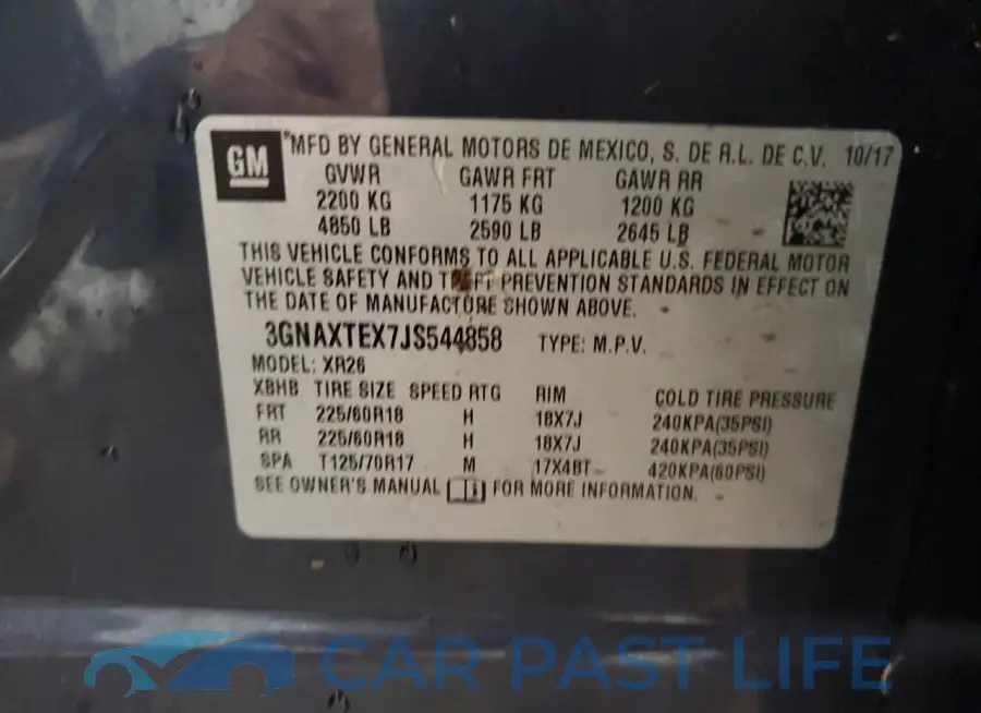 3GNAXTEX7JS544858# 12