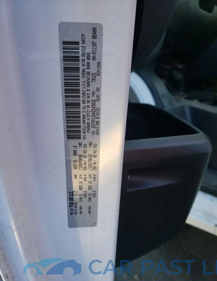 3C6TRVCGXHE543035# 13