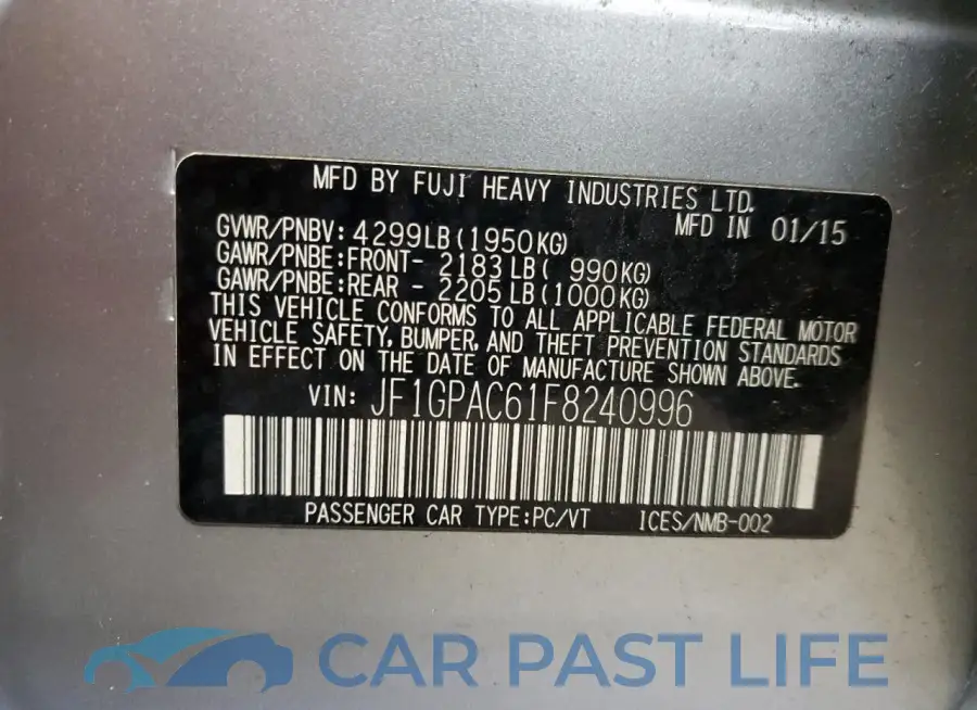 JF1GPAC61F8240996# 13
