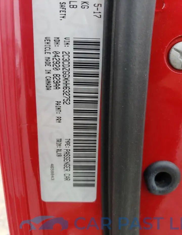 2C3CDZGGXHH632752# 13