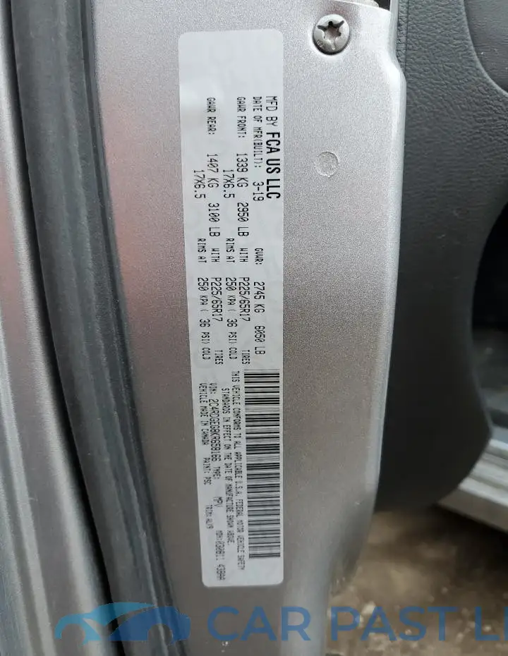 2C4RDGEG8KR658166# 12