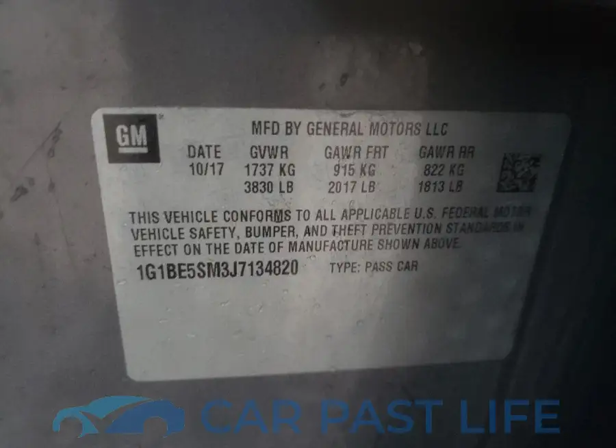 1G1BE5SM3J7134820# 12