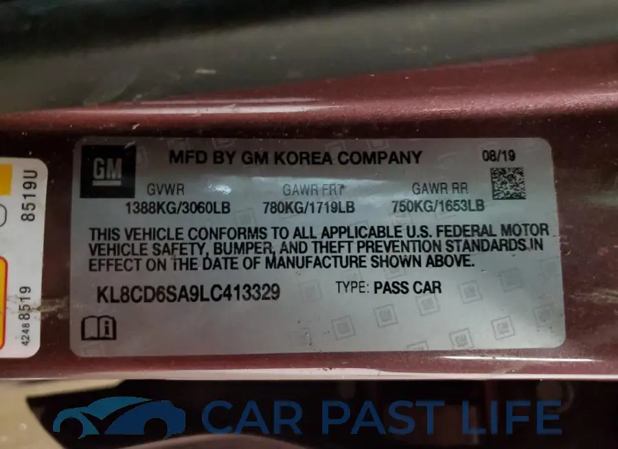 KL8CD6SA9LC413329# 13