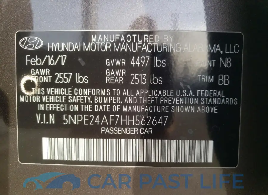 5NPE24AF7HH562647# 13