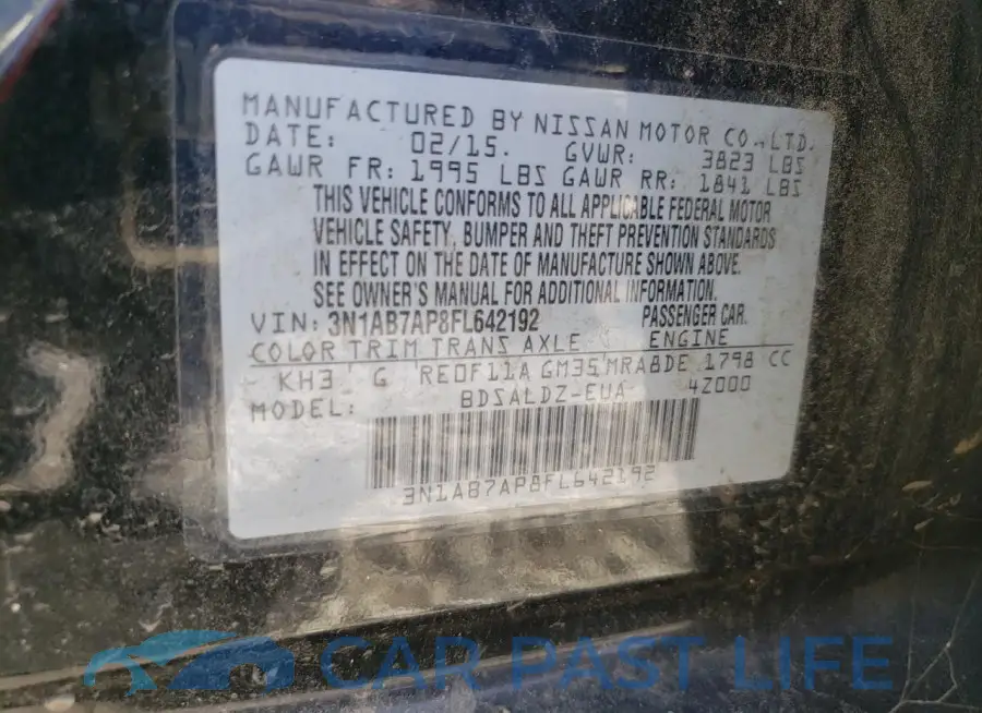3N1AB7AP8FL642192# 12