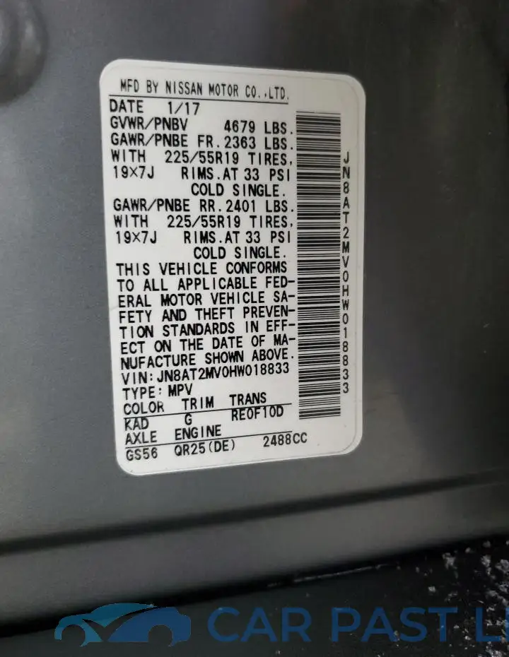 JN8AT2MV0HW018833# 13