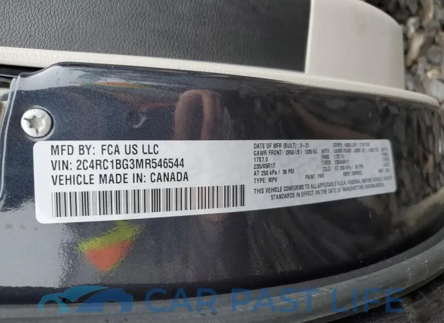 2C4RC1BG3MR546544# 13