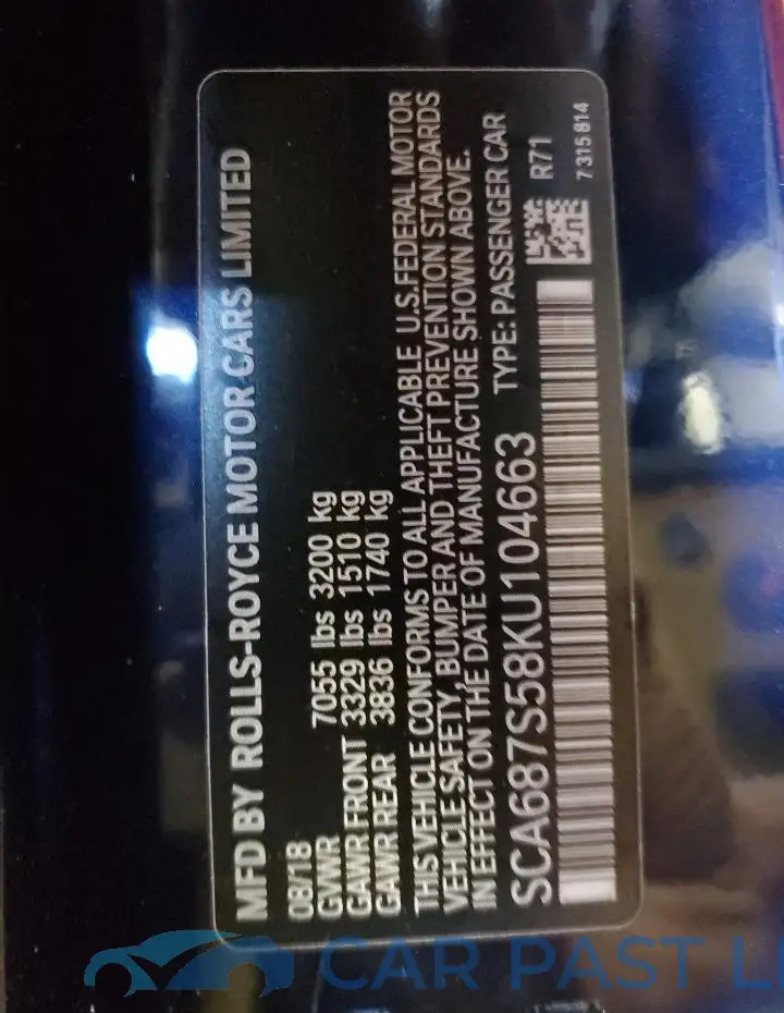 SCA687S58KU104663# 13