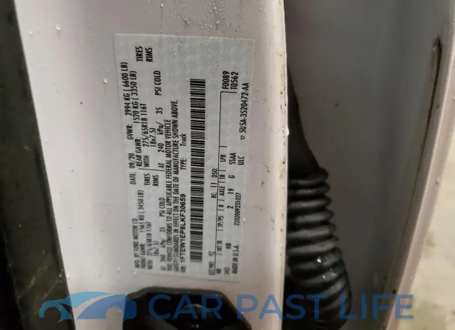 1FTEW1EP8LKF30659# 12