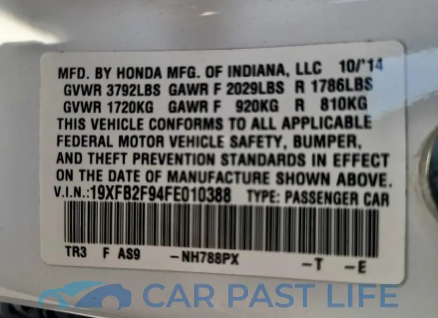 19XFB2F94FE010388# 10