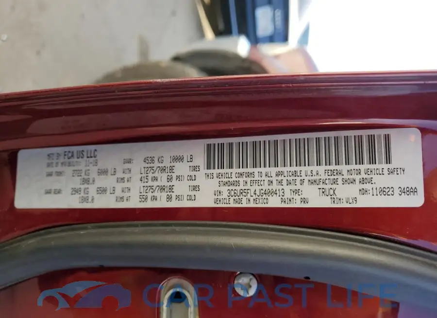 3C6UR5FL4JG400413# 12