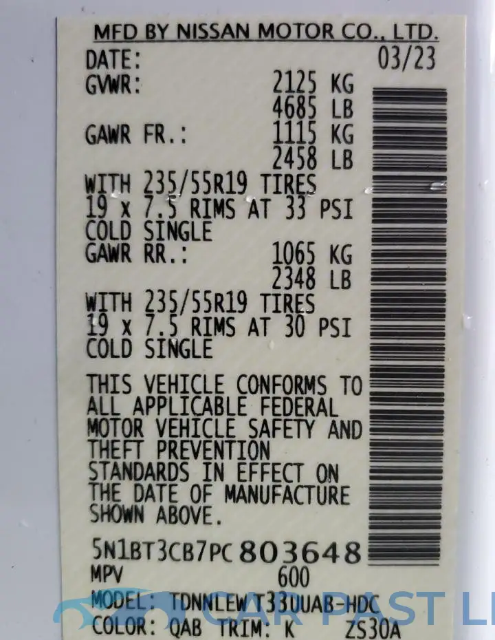 5N1BT3CB7PC803648# 13