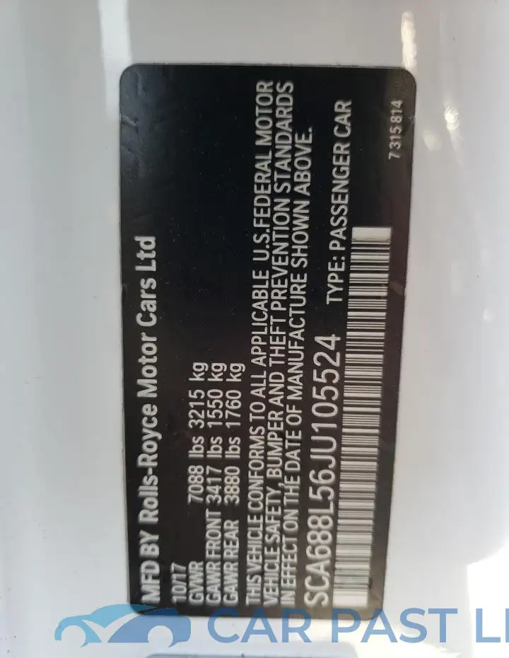 SCA688L56JU105524# 12