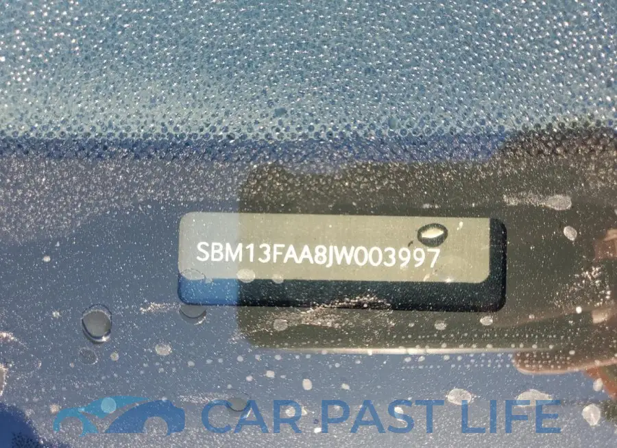 SBM13FAA8JW003997# 12