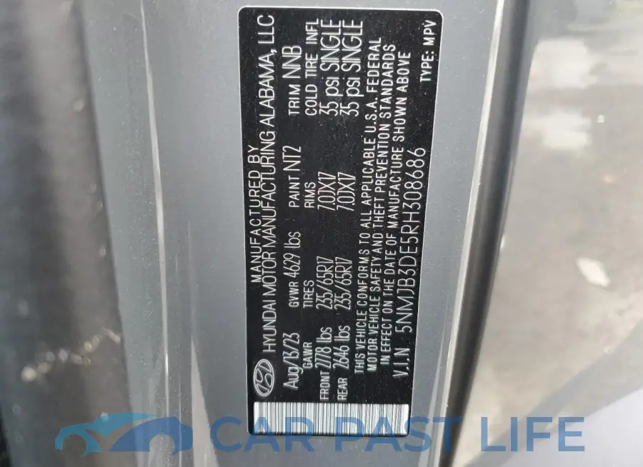 5NMJB3DE5RH308686# 13
