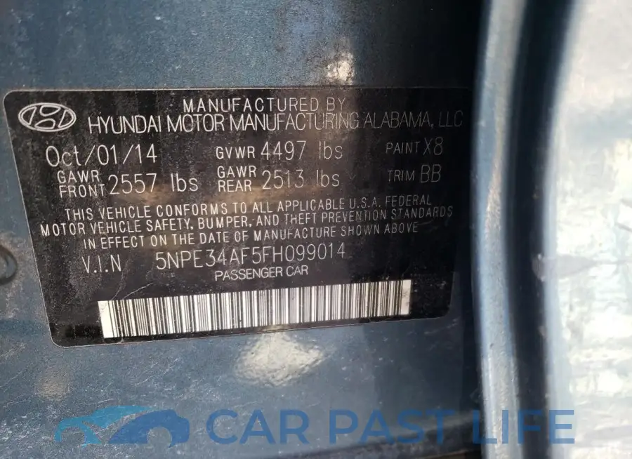 5NPE34AF5FH099014# 12