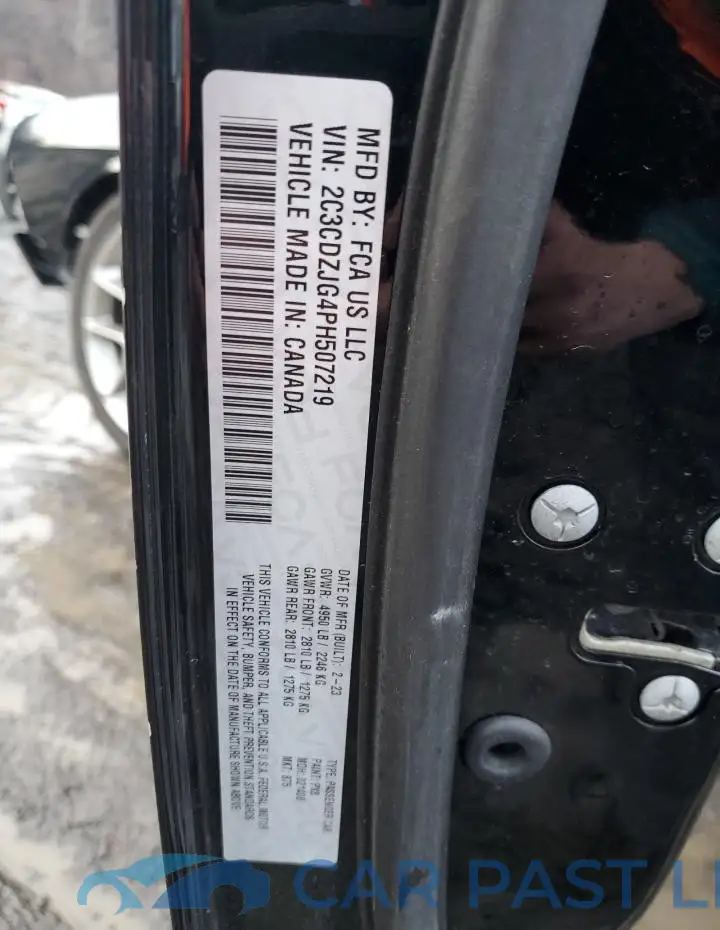 2C3CDZJG4PH507219# 12