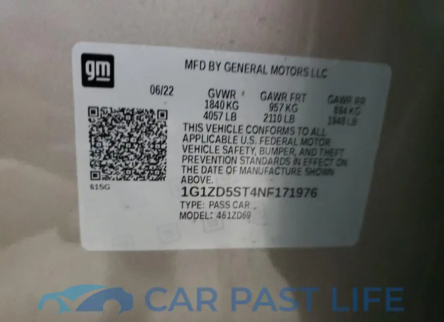 1G1ZD5ST4NF171976# 13