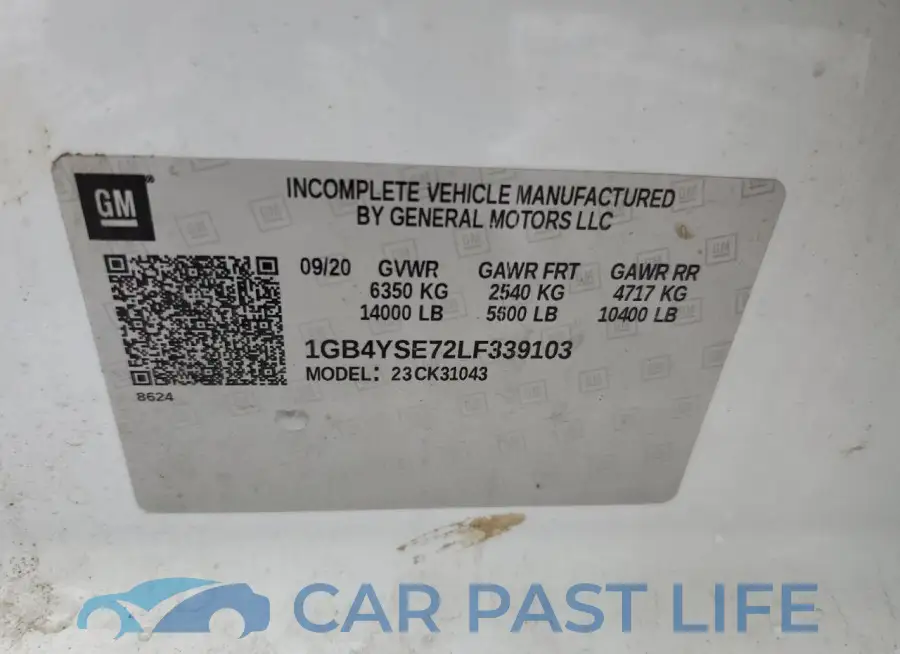 1GB4YSE72LF339103# 12