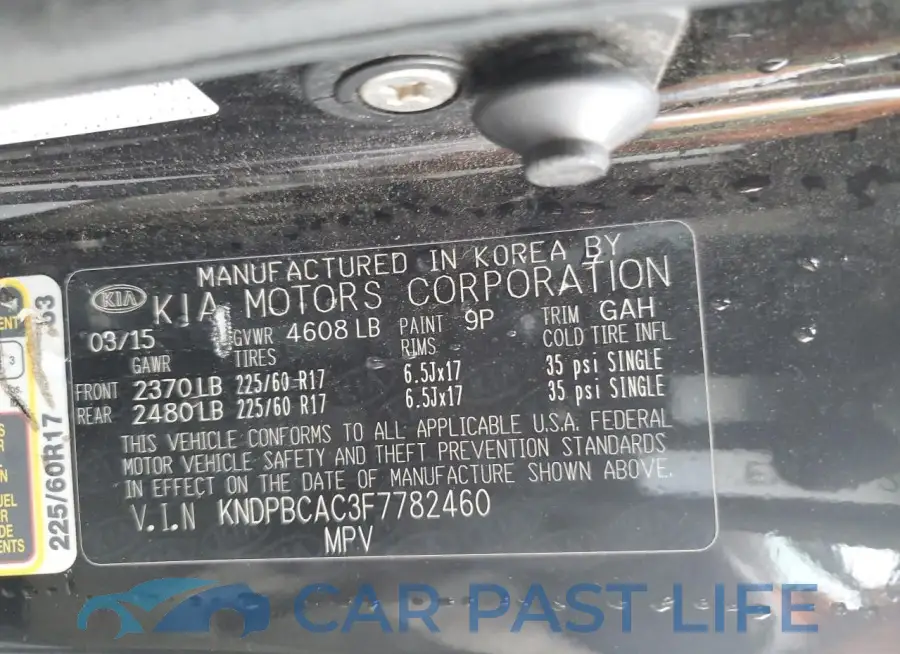 KNDPBCAC3F7782460# 12