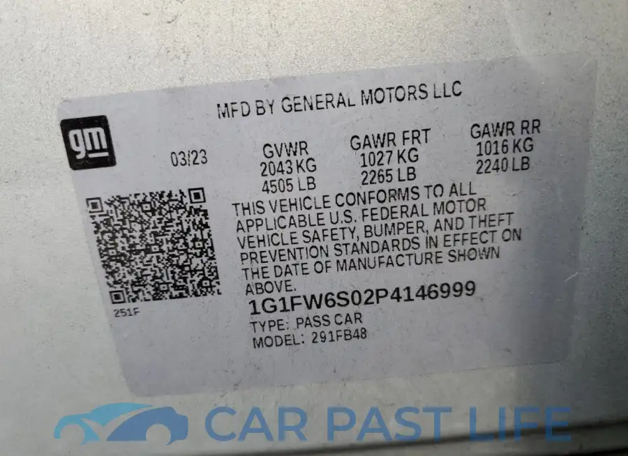 1G1FW6S02P4146999# 12