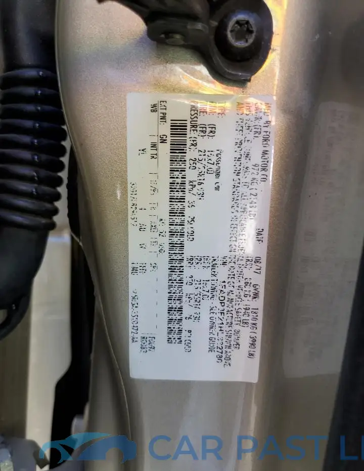 1FADP3F21HL332780# 12