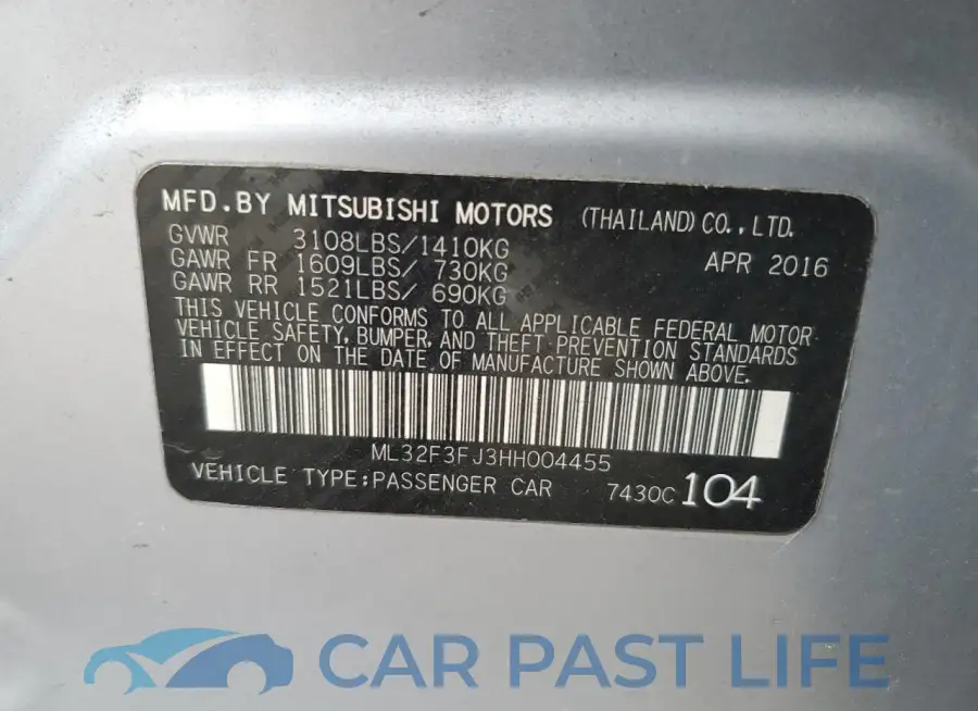 ML32F3FJ3HH004455# 12