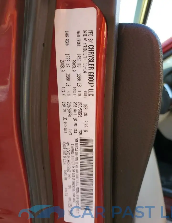 1C4SDJET9FC715162# 13