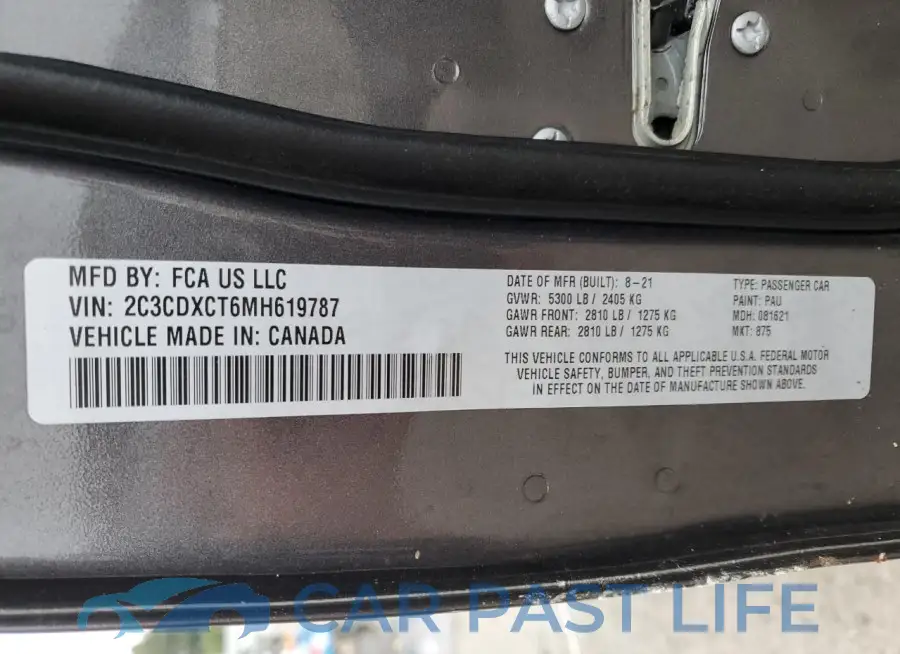 2C3CDXCT6MH619787# 13