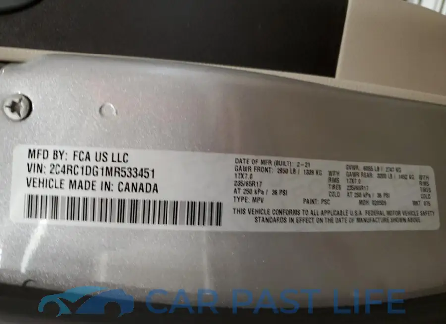2C4RC1DG1MR533451# 14