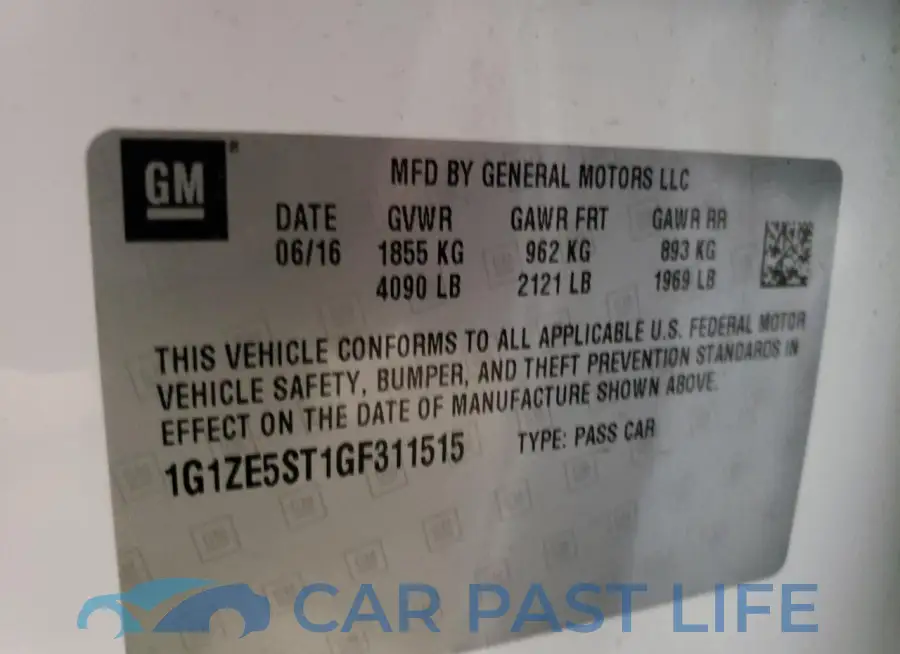 1G1ZE5ST1GF311515# 12